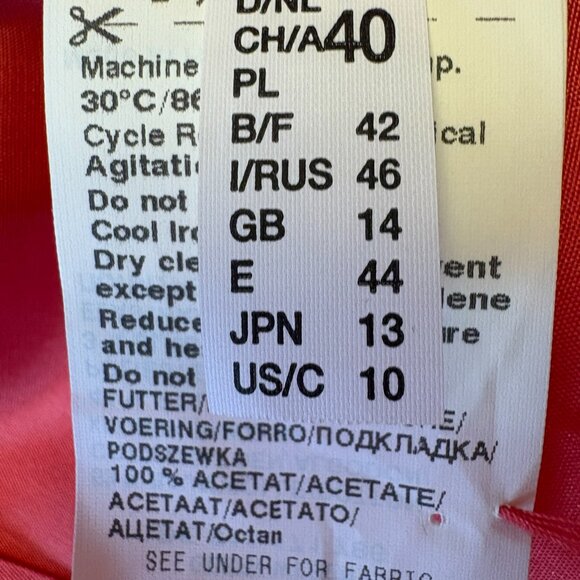 Gerry Weber Textured Floral Button-Up Blazer Coral - Picture 3 of 9